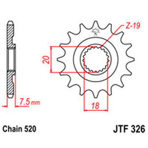 Звезда ведущая JTF326