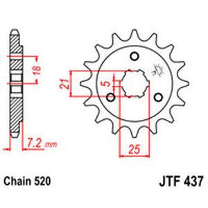 Звезда ведущая JTF437