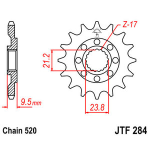 Звезда ведущая JTF284