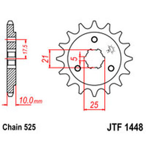 Звезда ведущая JTF1448