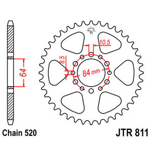 Звезда ведомая JTR811