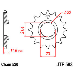 Звезда ведущая JTF583