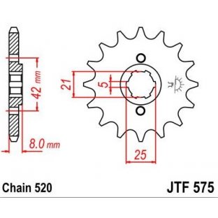 Звезда ведущая JTF575