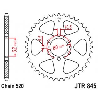 Звезда ведомая JTR845